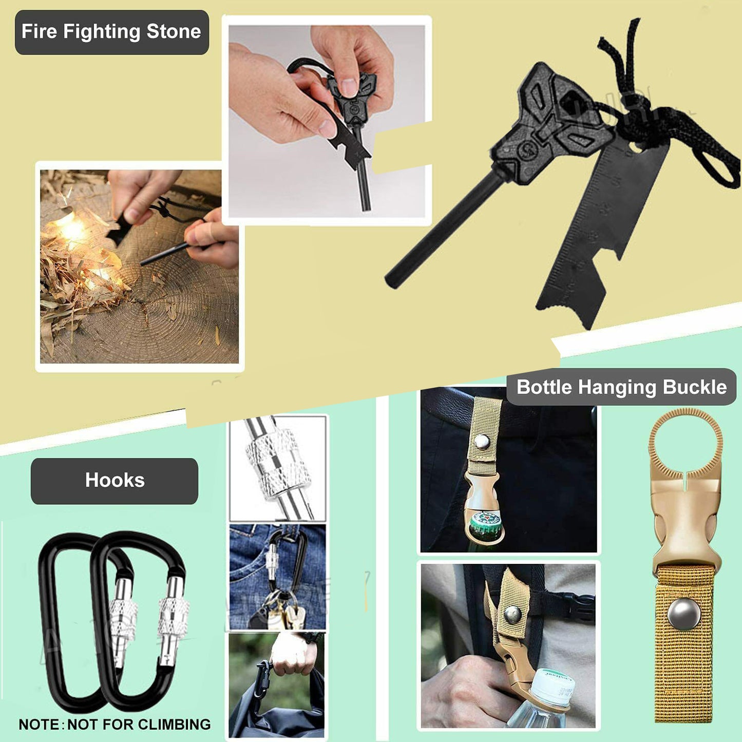 32 In 1 Emergency Survival Equipment Kit Camping SOS Tool Sports Tactical Hiking