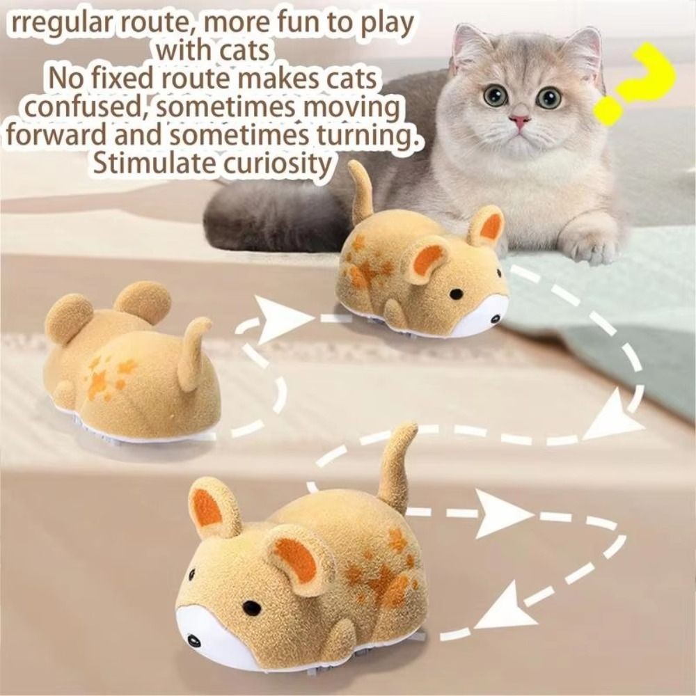 With Sounds Interactive Hamster Toy For Cats Pet Exercise Toy
