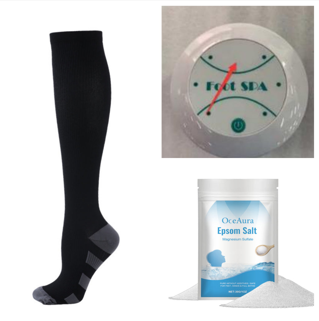 Mini Foot Massager Portable Round Ion Foot Bath Instrument