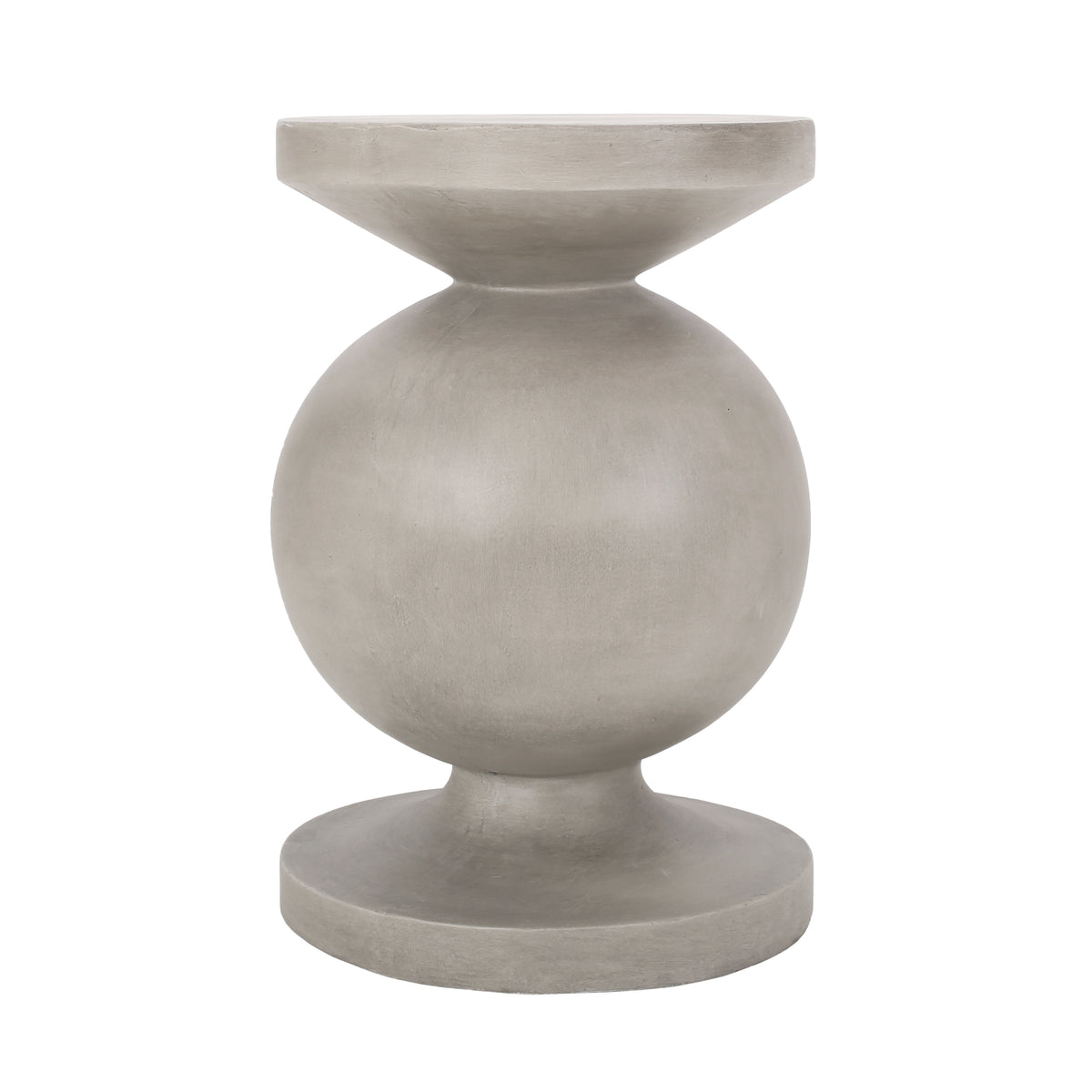 Outdoor Lightweight End Table, Concrete Outdoor Side Table