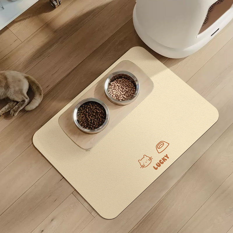 Absorbent And Non-slip Pad Household Feeding Mat For Small Animals