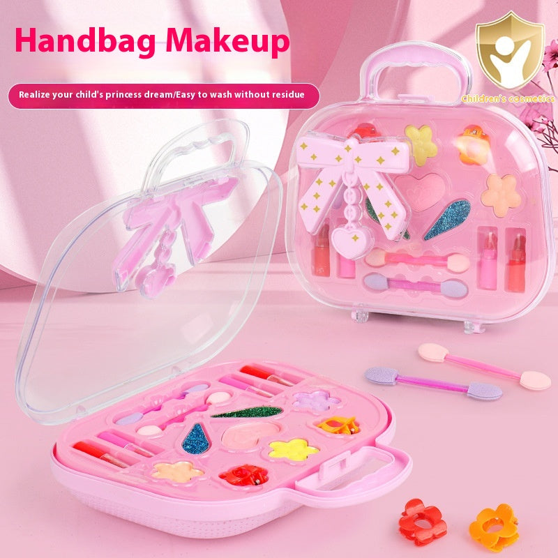Makeup Eyeshadow Palette Children's Princess Handbag Toy