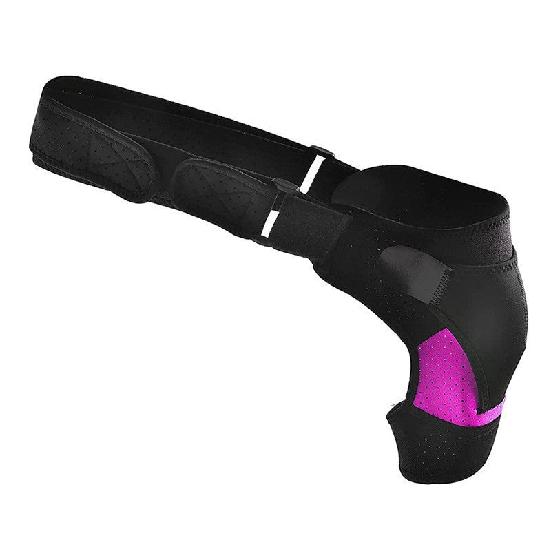 Adjustable Breathable Sports Shoulder Brace - Unisex Compression Support Strap for Joint Protection and Fitness Activities