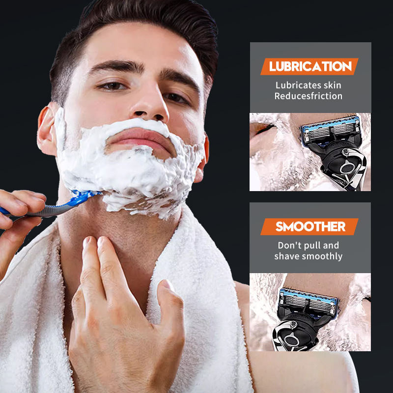 Men's Pogonotomy Mousse Soft Softening Beard Cleaning Care