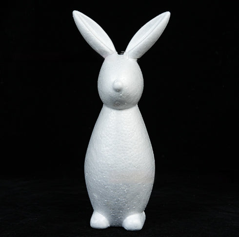 Little Rabbit Blank Mold Flocked Eternal Rose Gift