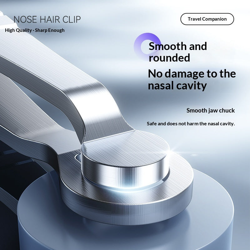 Stainless Steel Manual Nose Hair Trimmer