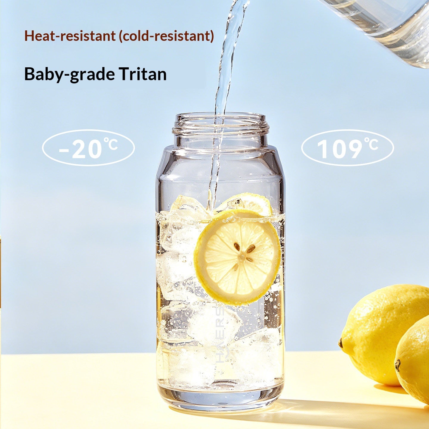 Portable Water Bottle Summer On-the-go Fruit Tea Cup