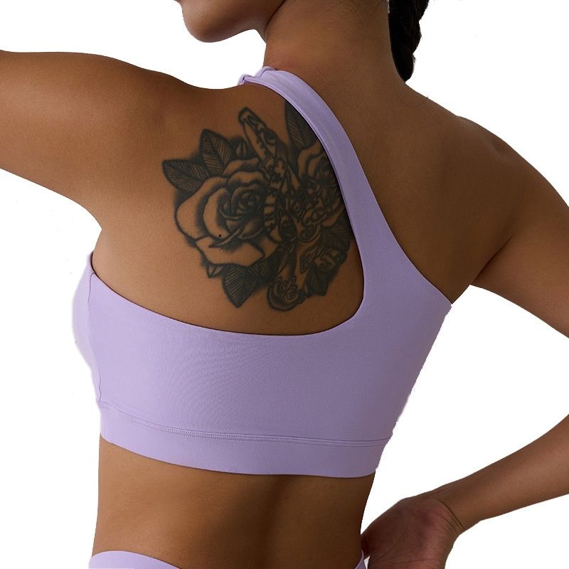Nude Feel Sports Underwear One-shoulder Yoga