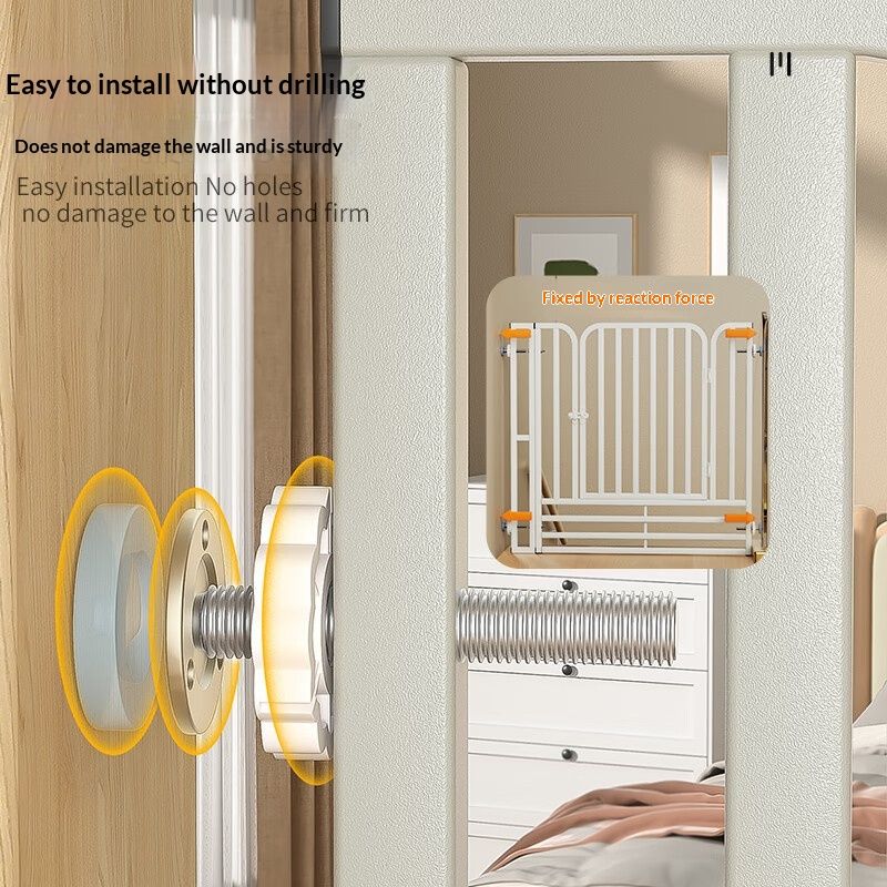 No-Drill Doorway Gate Pet And Child Safety Gate