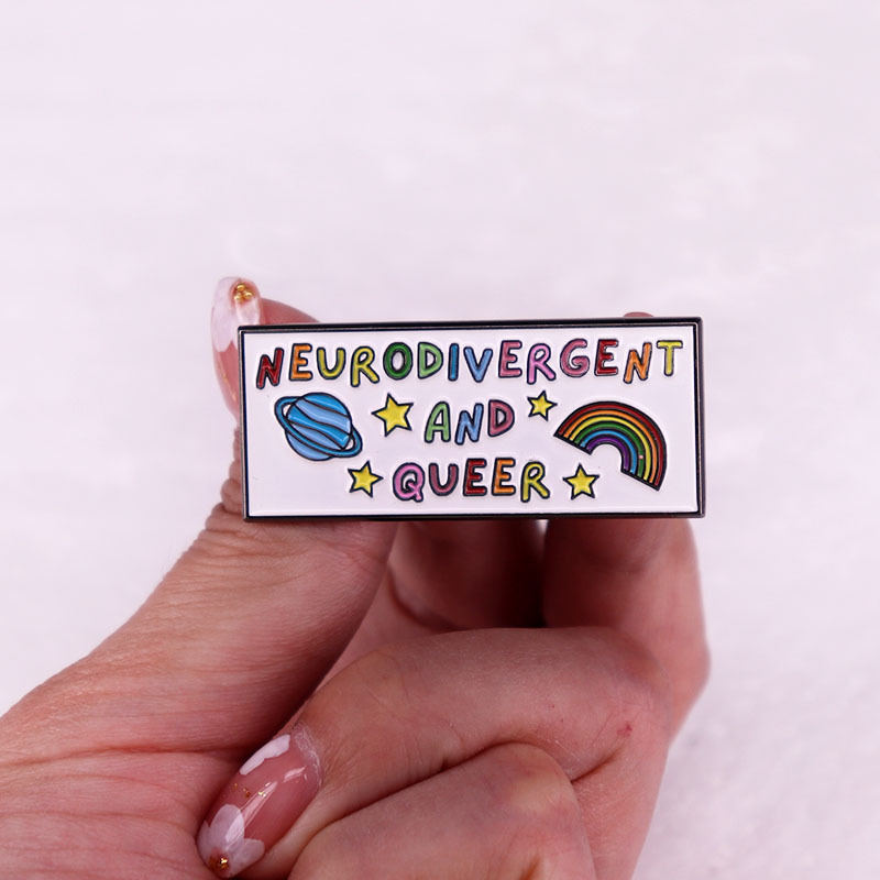 Colorful Badge Brooch European And American Popular Accessories