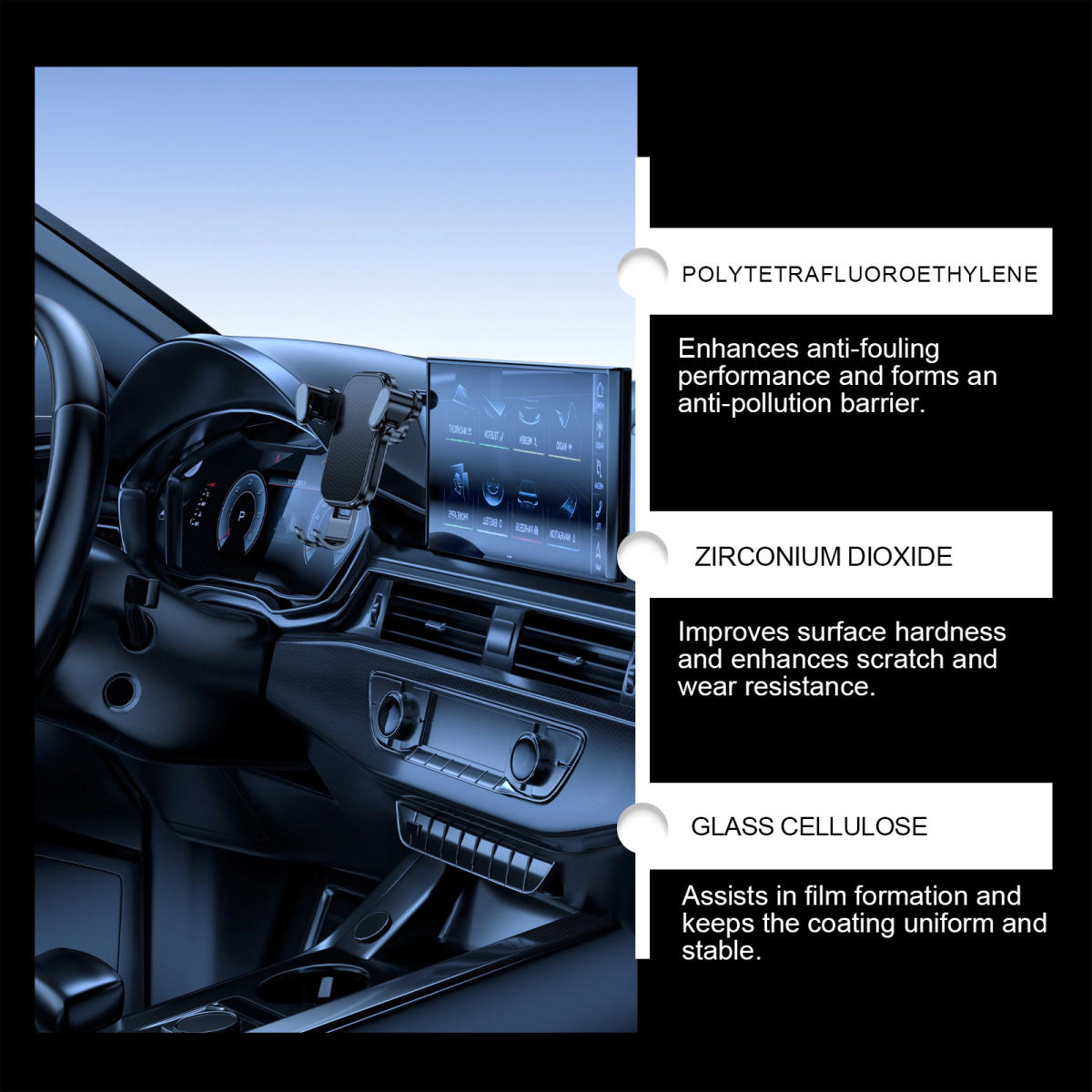RAYHONG Car Plastic Refurbishing And Care Agent Stain Remover, Anti-fouling Agent, Interior Dashboard Polishing And Cleaning Agent