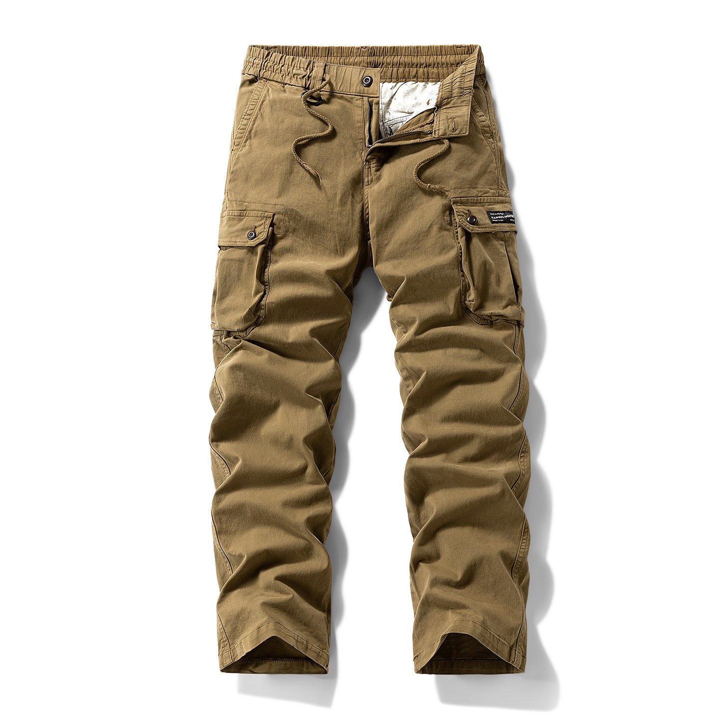 Men's Outdoor Loose Straight-Leg Multi-Pocket Athletic Casual Pants
