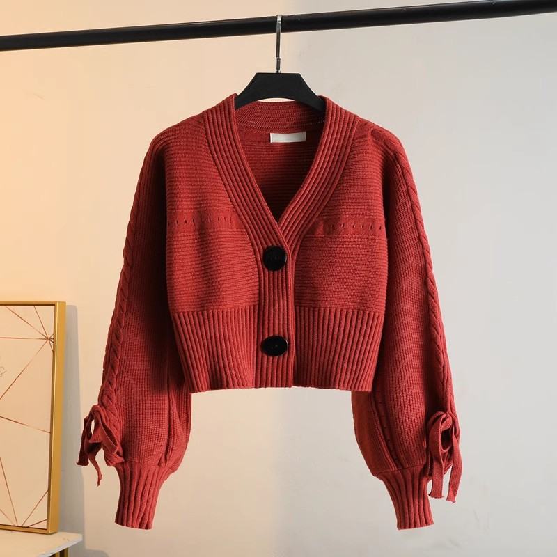 Korean-style Chic Versatile Sweater Womens Coat