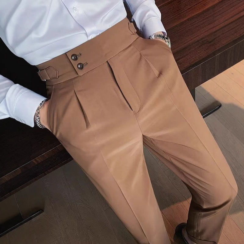 Naples Men's Trousers Korean-style Slim Fit