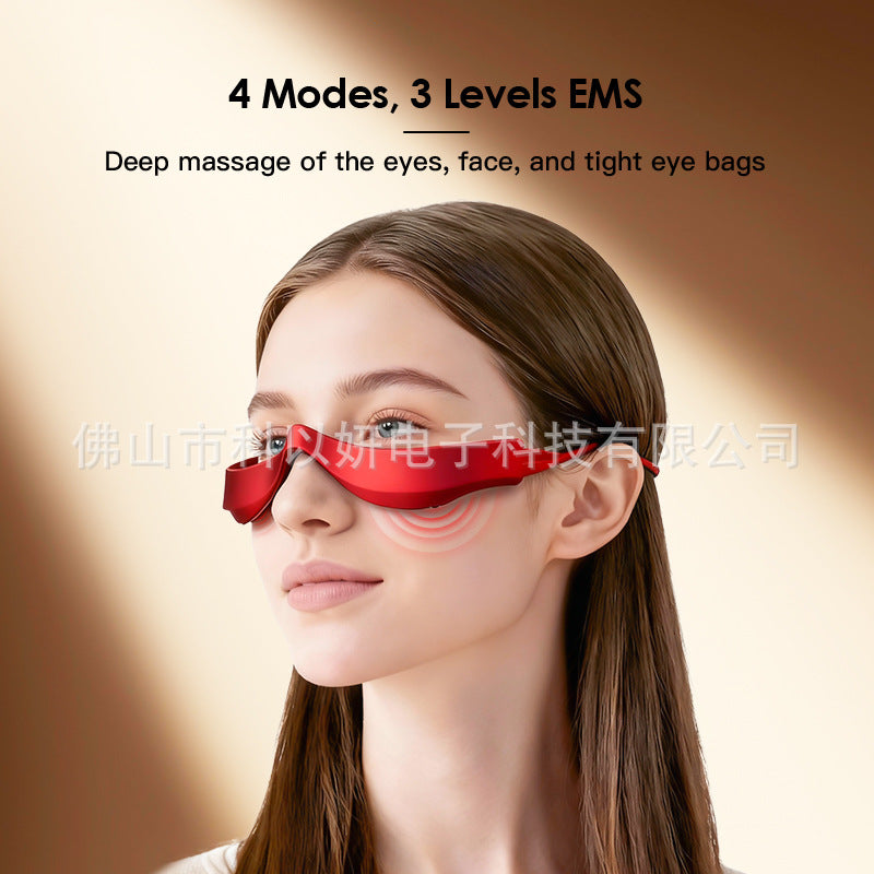 Eye Massager 3D Red Light Massager Dark Circle LED Eye Care Device Skincare Beauty Tool