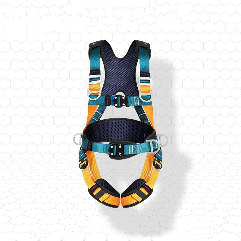 Multi-anchor Full-body Five-point Quick-connect Fall-arrest Harness For High-altitude Work