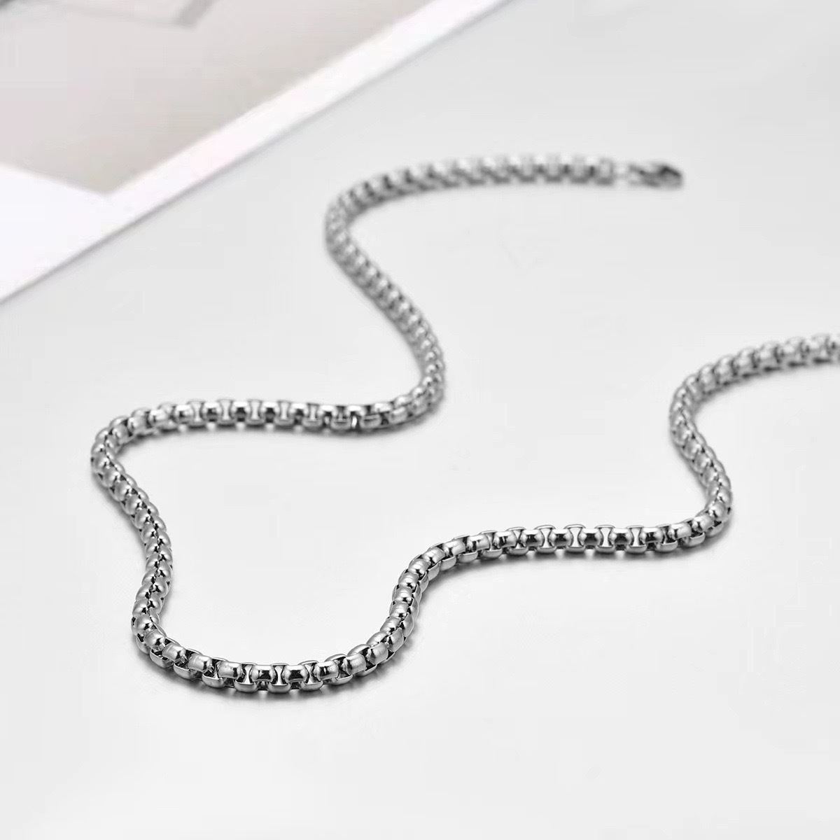 New Stainless Steel Ox-Head Skull Pendant Necklace