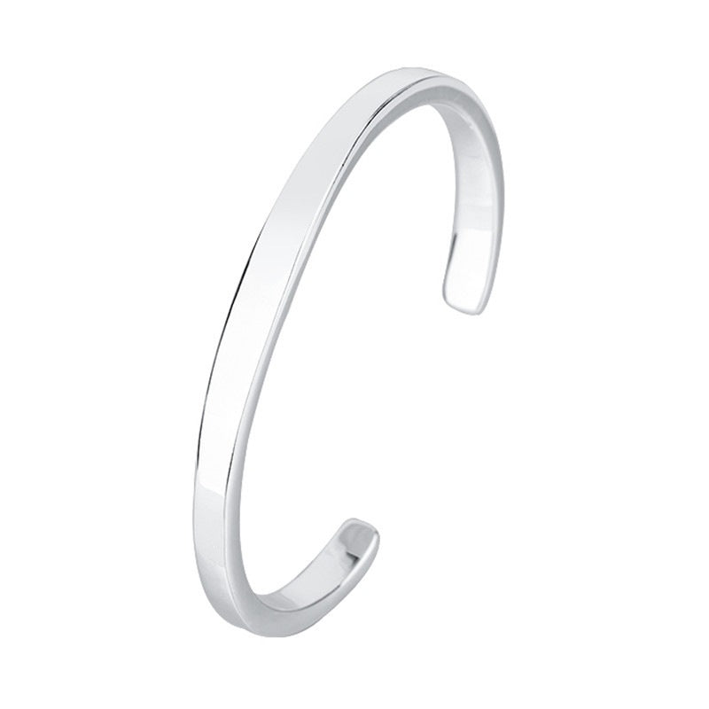 Simple Korean-style Solid Plain Bracelet For Women