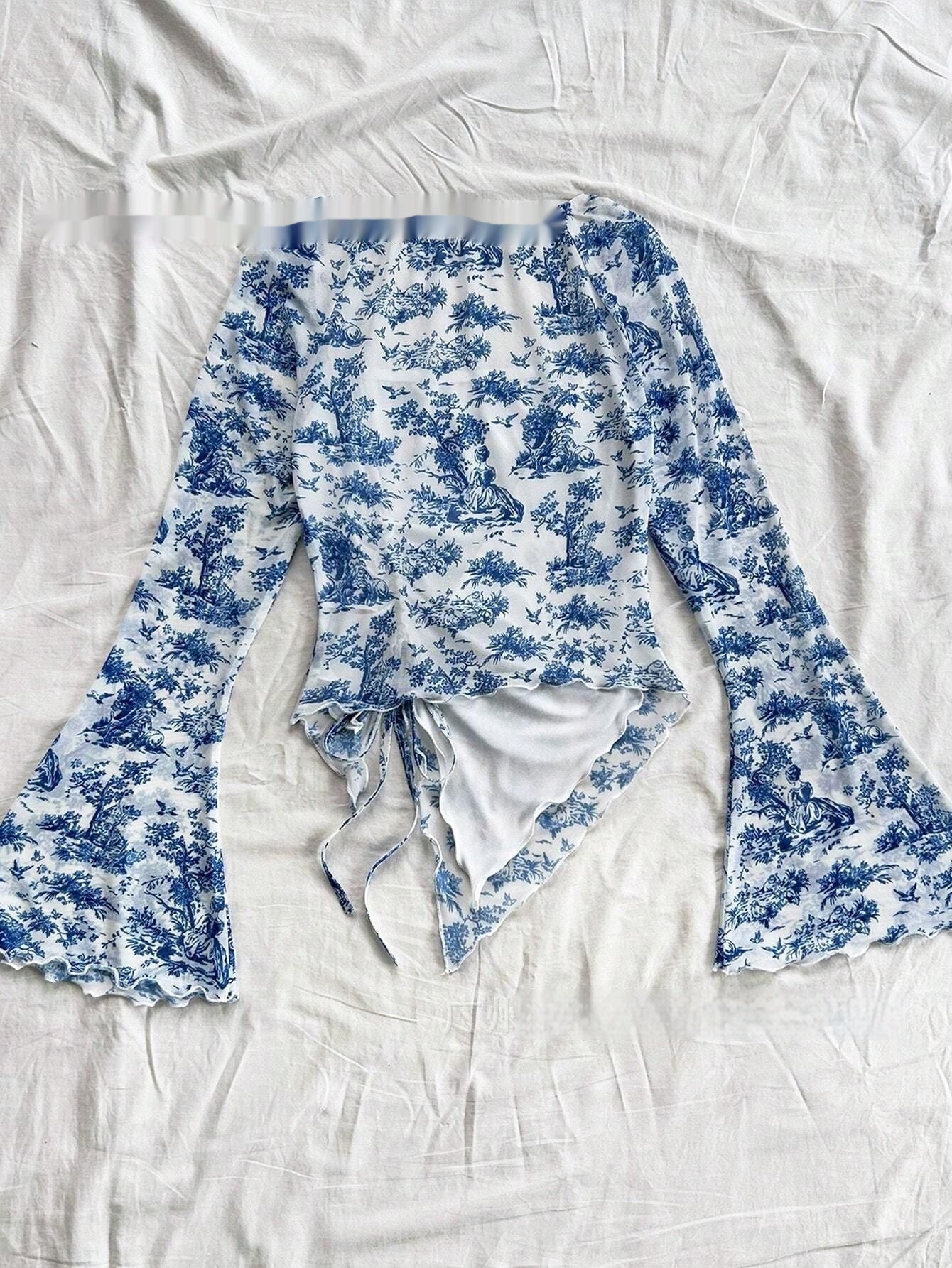 Cross-border Best-selling Women's Printed Top T-shirt