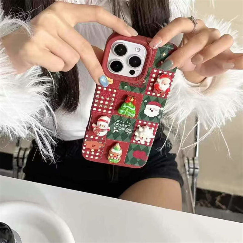 Cortex 3D Santa Claus Phone Case With Full-body Drop Protection