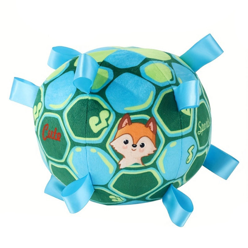 Interactive Ball Dog Toy For Aggressive Chewers Training Decompress Bite Resistant Plush Handle Dog Toys With Bells Pet Supplies