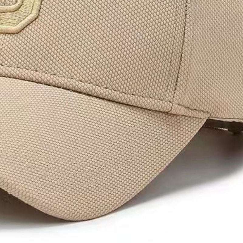Three-dimensional Letter C Hard-top Baseball Cap Suitable For Both Men And Women Breathable Beanie Hat, American-style Retro Outdoor Casual Hat