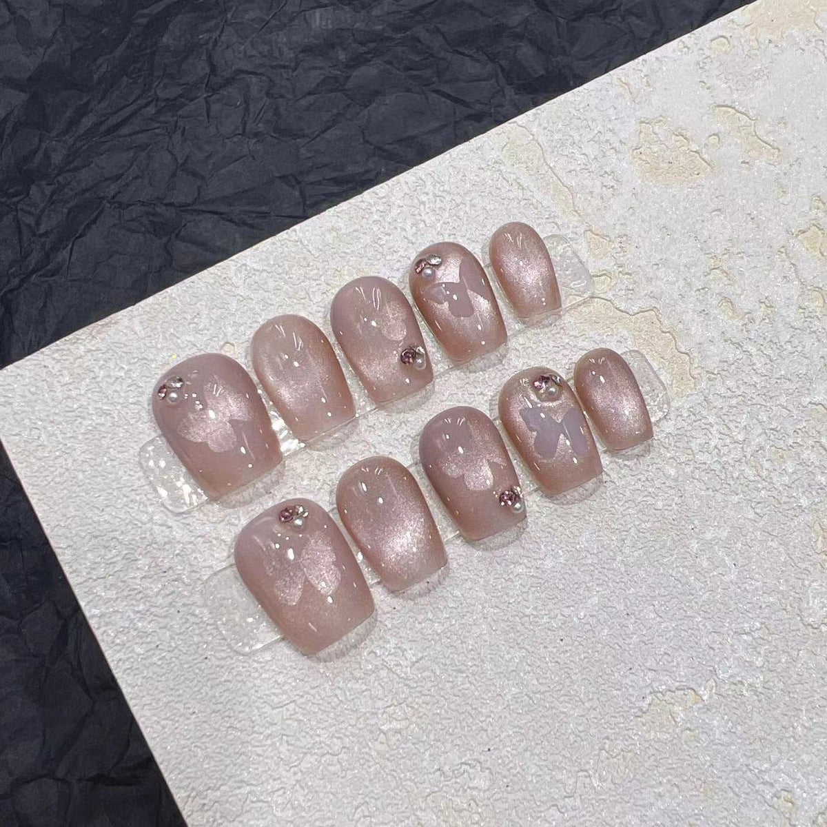 Real Shot Wear Armor Handmade Finished Nail Beauty