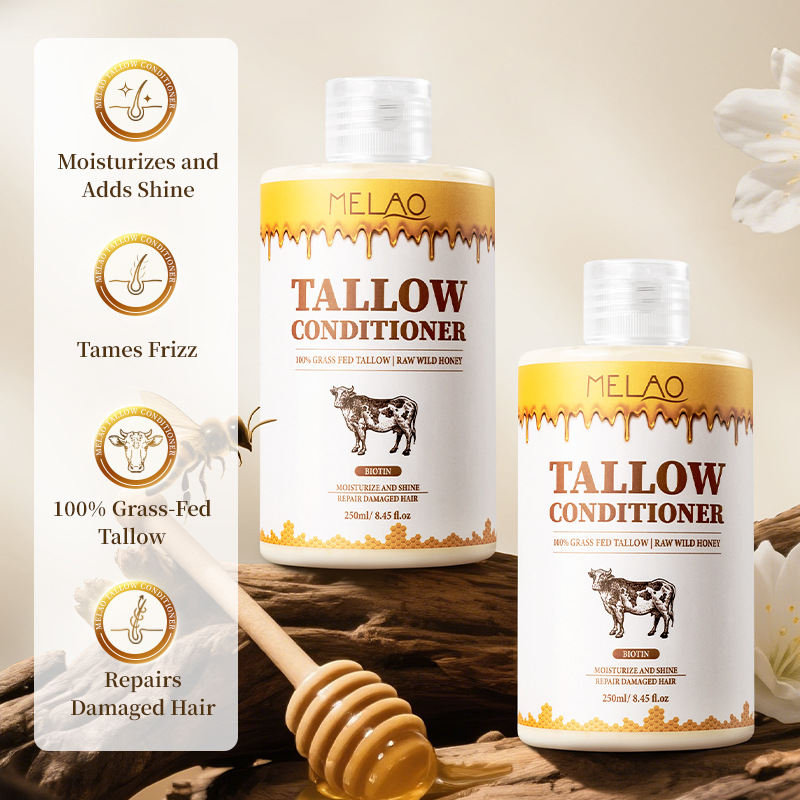 Beef Tallow Hair Conditioner Deep Hydration Treatment For Hair Care