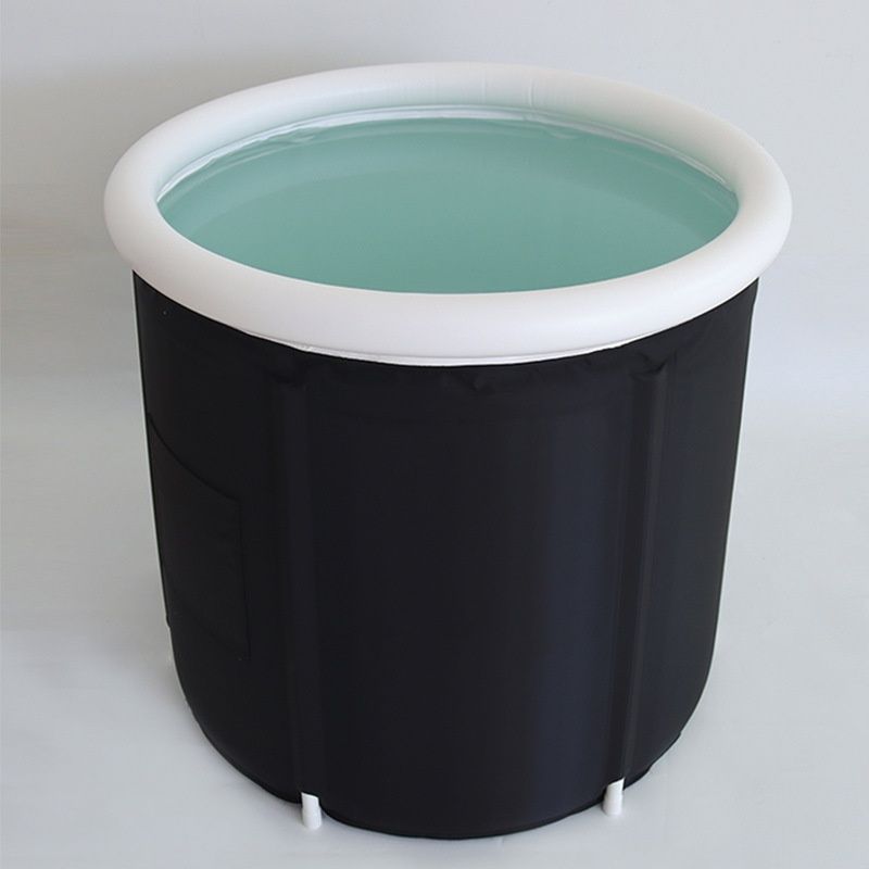 Black Folding Bath Tub, Thickened Bathing Tub, Home Folding Bath