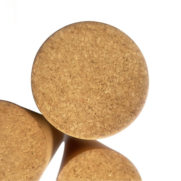 Solid Cork Massage Yoga Block Set