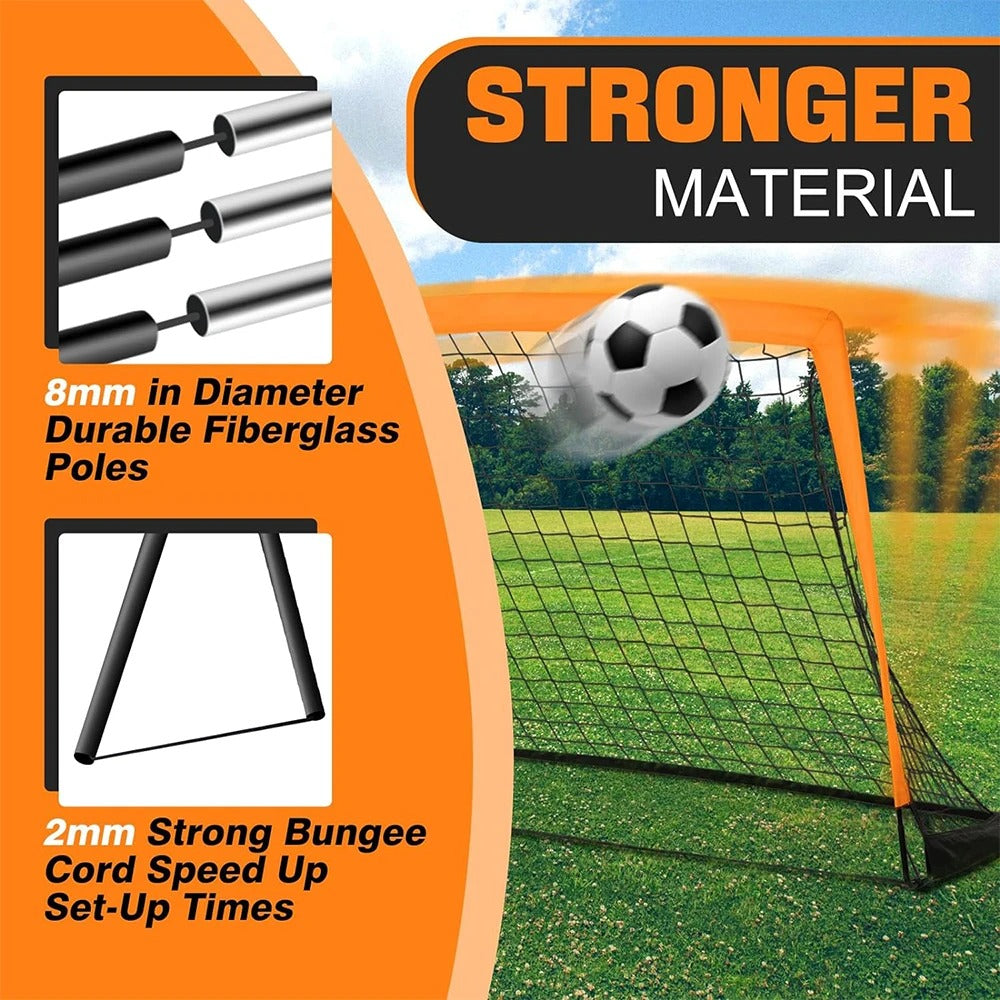 Support pan European shipping--1pcs Portable Soccer Goals For Backyard Indoor And Outdoor Pop Up Soccer Goals Foldable Mobile Training Football Net