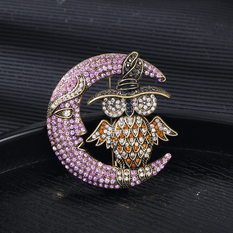 Heavy Industry Full Diamond Animal Pin Women's Accessories
