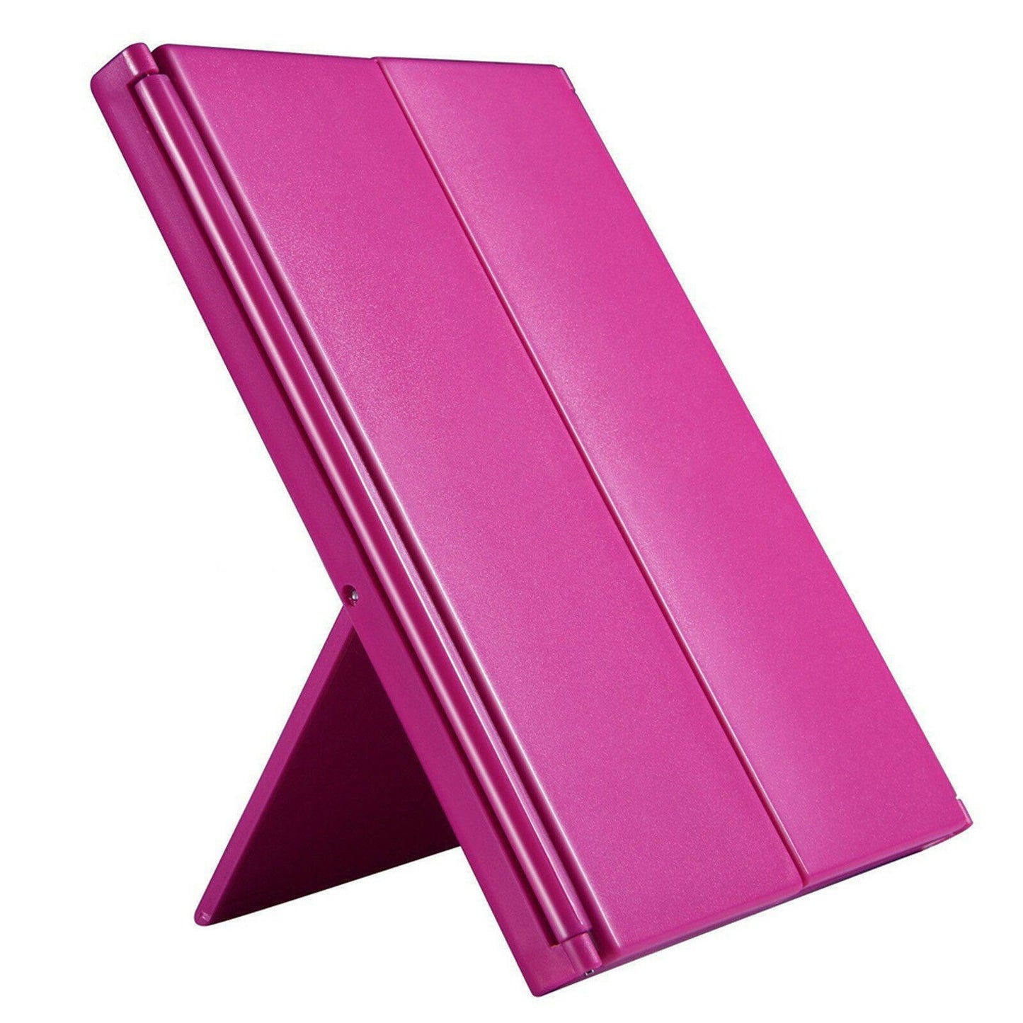 Three-fold Makeup Mirror Portable Desktop Bracket Folding LED Mirror