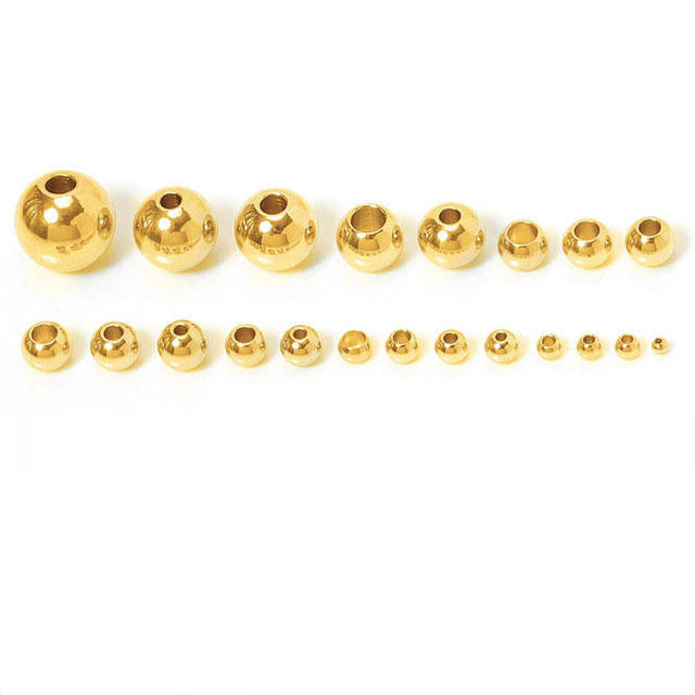 Color Retaining Stainless Steel Spacer Beads Through Hole Beads Diy Ornament Accessories