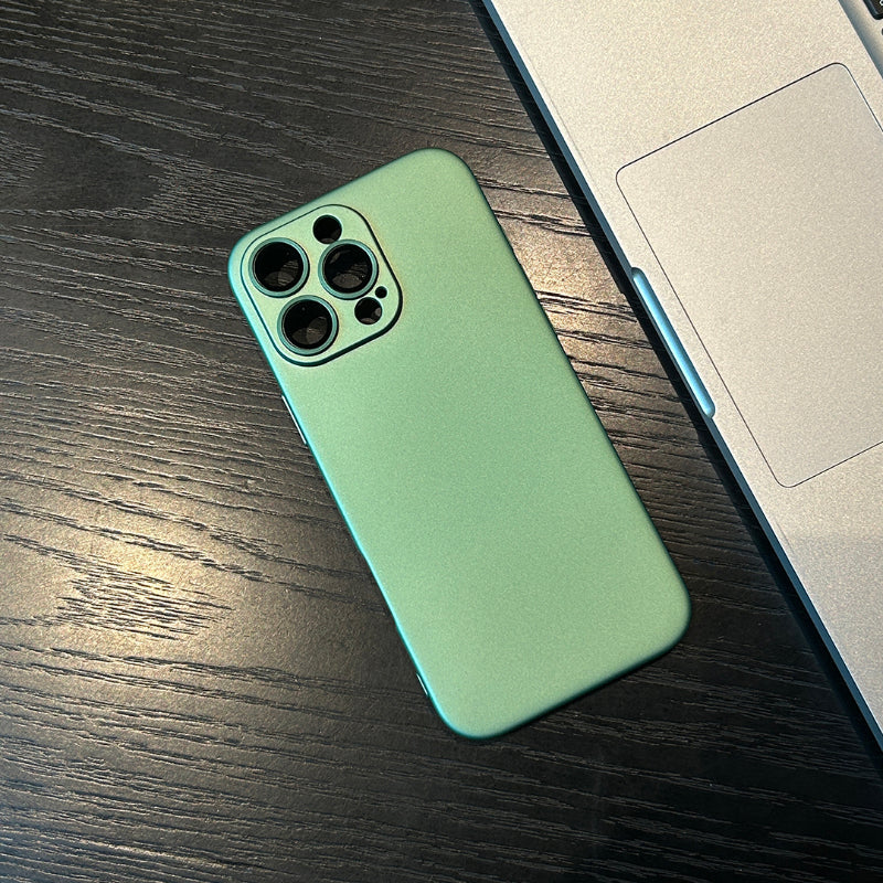 Magnetic Abrasive Non-slip Silicone Mobile Phone Case With Lens