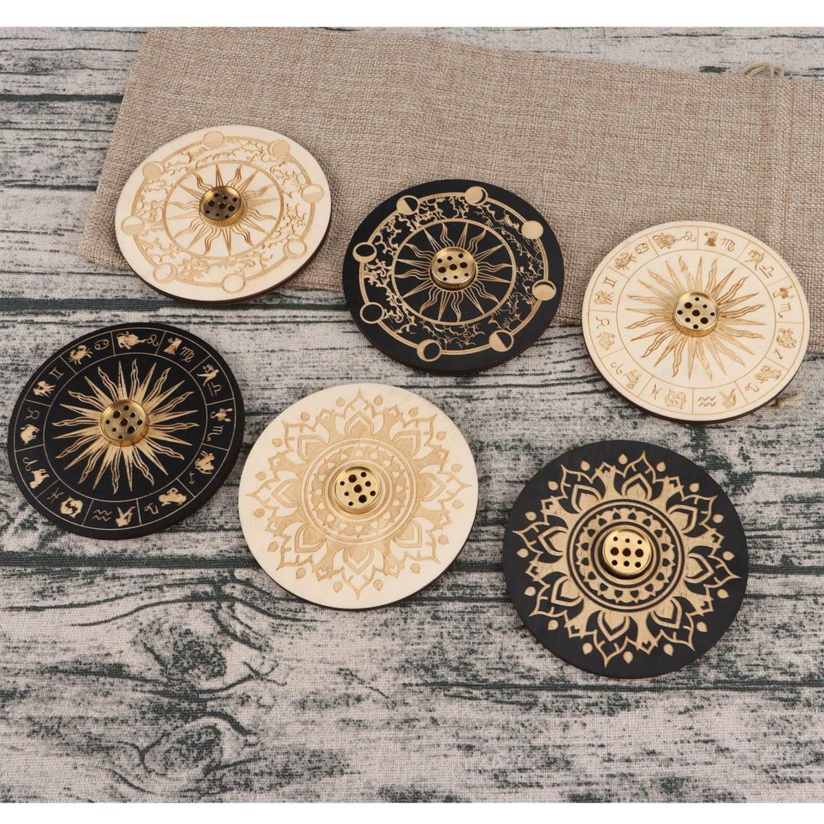 Wooden Incense Stand For Home Decoration Meditation Yoga