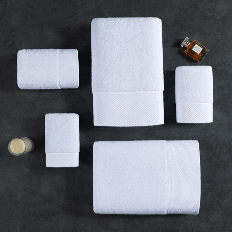 Five-star Hotel Towels And Bath Towels White Pure Cotton