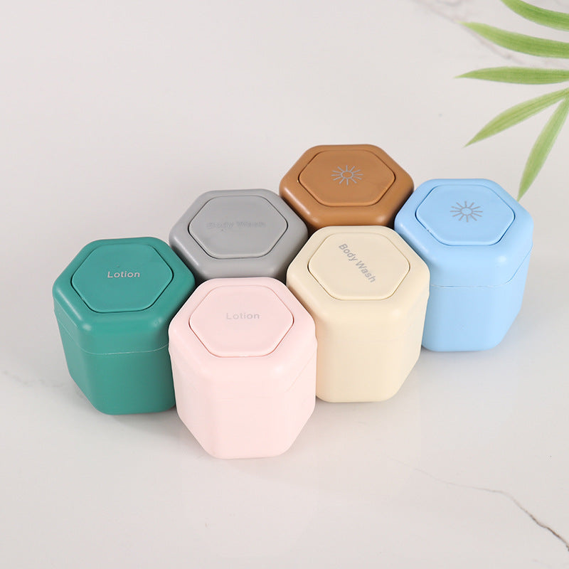 Travel Capsule Set Portable Container Sub-packaging Skin Care Capsule Box