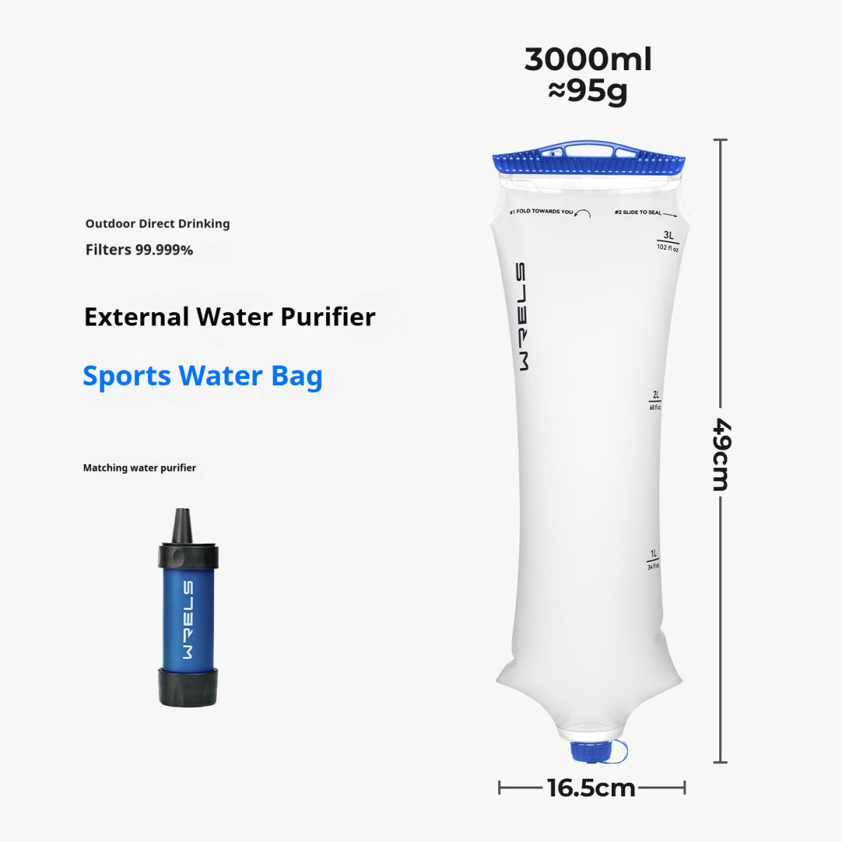Multi-Functional Outdoor Water Filter Bag