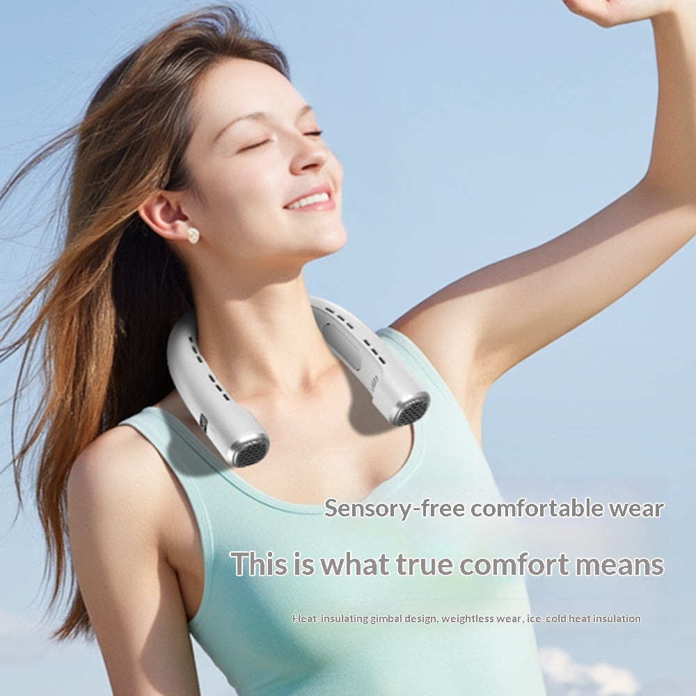 Neck-hanging Fan Portable Personal Cooling Device Compact Size