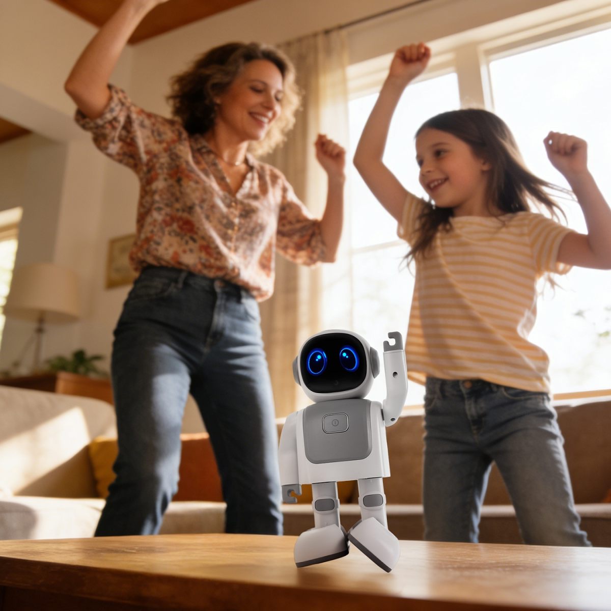 AI Dancing Robot Toy Smart Interactive Learning & Entertainment Robot For Kids With Bluetooth Music Programmable Moves Voice Assistant
