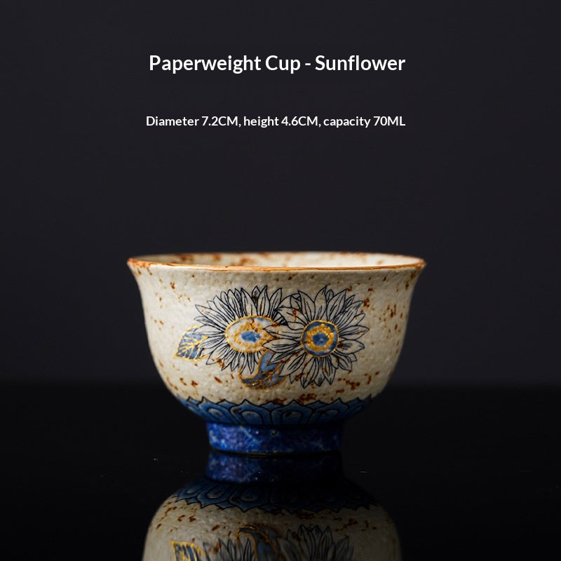 Household Chinese-style Vintage Tea Set Cups