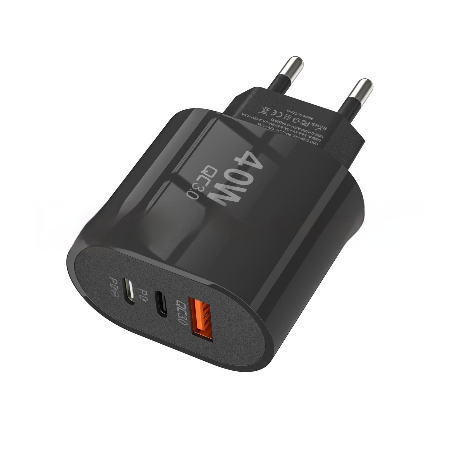 40W Multi-port Charger For Android Mobile Phone Charging Plug Travel