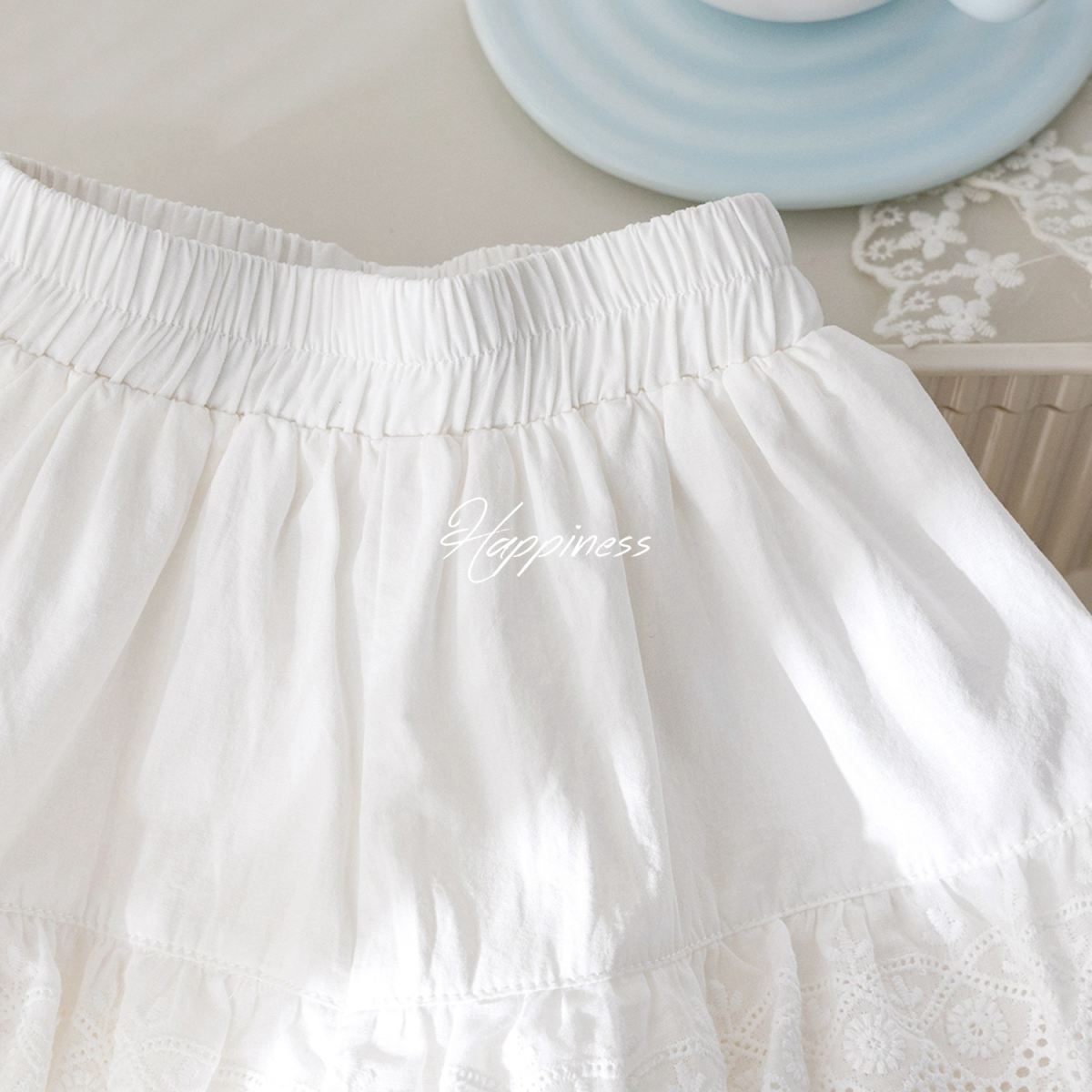 Girls' Summer Heavy-Duty Jacquard Shorts Korean Style