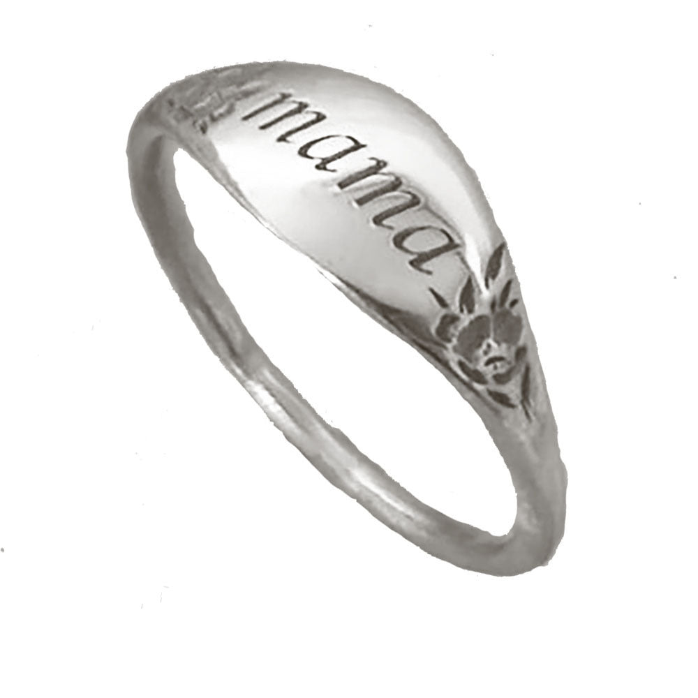 Weiwan Wish Best Seller In Europe And America New Simple Fashion Mama Letter Holiday Gift Ring