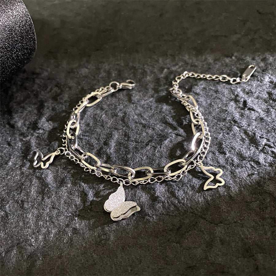 Full Body Titanium Steel European And American Hip-hop Fashion Bracelet