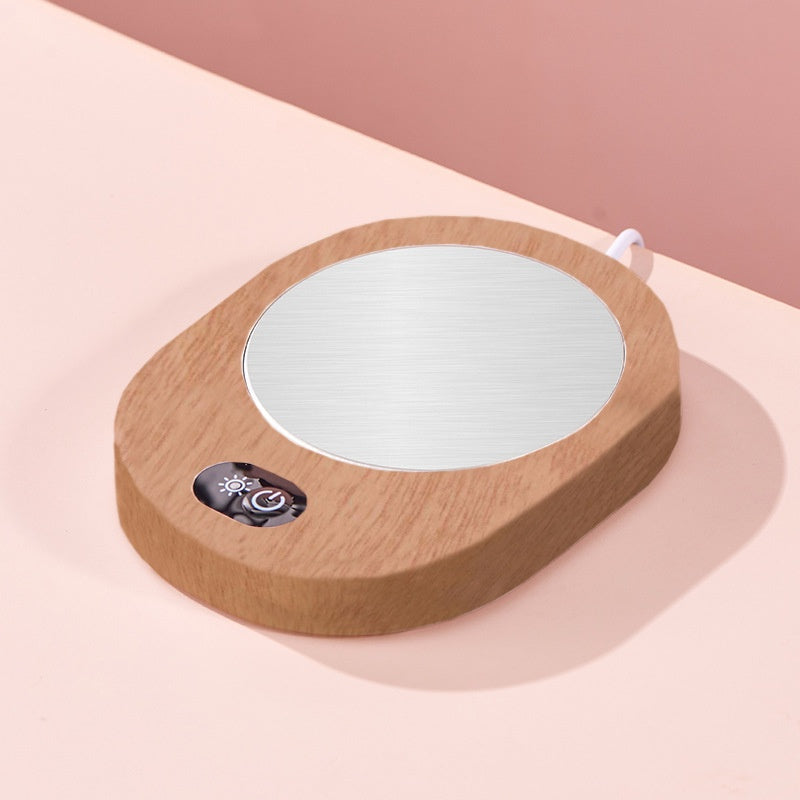Smart Thermostatic Heating Coaster With Automatic Temperature Adjustment