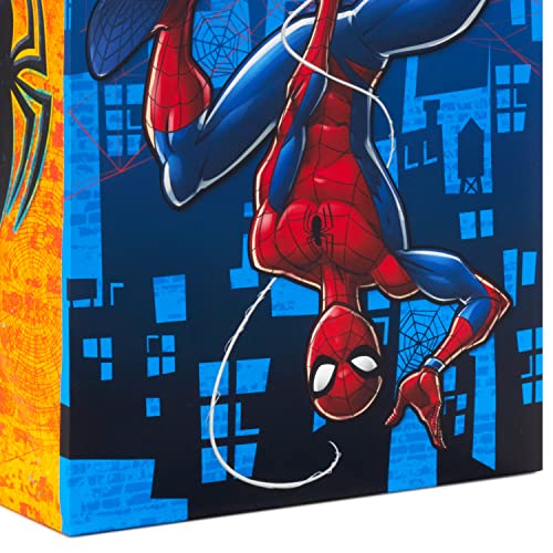 Hallmark Marvel Spider-Man Gift Bags (2 Bags: 1 Large 13", 1 Extra Large 15") for Birthdays, Halloween, Christmas, Kids Pa...