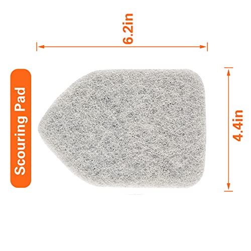CLEANHOME Scouring Pads 3 Pieces Suitable for Tub Tile Scrubber Brushes(ASIN:B09GF2LSZ8
