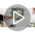 110 Pcs 7 Kinds Mixed Artificial Eucalyptus Stems and Faux Flowers,Fake Silver Dollar Eucalyptus Leaves Stems Bulk Real To...